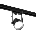 Корпус светильника C6602 PBK черный полированный D60*H135mm Out122mm MR16 GU10 (насадки D60mm), фото3