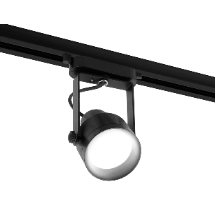 Корпус светильника C6602 PBK черный полированный D60*H135mm Out122mm MR16 GU10 (насадки D60mm)