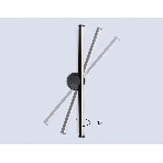 Светильник Ambrella light FL6102 BK черный 14W 3000K-6400K 605*100*60, фото10
