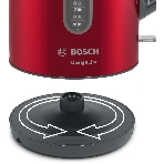 Электрочайник Bosch TWK4P434 красный, 1.7 л, 2400 Вт, скрытый нагревательный элемент, фото12