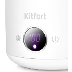 Чайник электрический Kitfort КТ-6724 1.5л. 2200Вт белый/дерево корпус: нерж.сталь/пластик, фото5