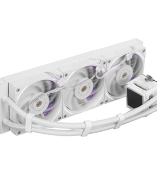 Система жидкостного охлаждения Thermalright Elite Vision 360 (360mm, LED, White, ARGB/Fans: 3x120mm, 69CFM, 27dBA, 2150RPM/Pump height 63mm, Rad thickness 27mm/S: 1700, 1200, 1851, 115X, 2011, 2066, AM5, AM4)