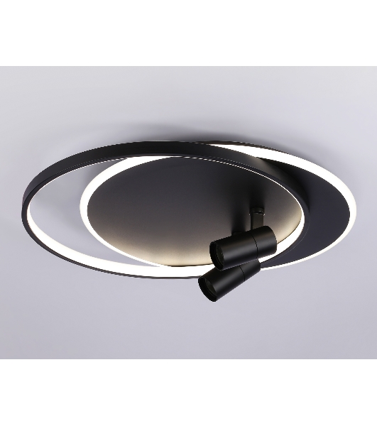 Светильник Ambrella light FL51393/1+2 BK черный 3000K-6400K 65W 560*480*120 (ПДУ РАДИО 2.4G)