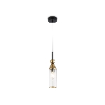 Светильник Ambrella light LH55251 BK/BS/CL черный/латунь/прозрачный E14 max 40W D65*1500, фото8