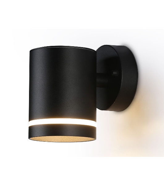 Светильник Ambrella light ST3327 BK черный IP54 GX53 max 15W 110*85*125