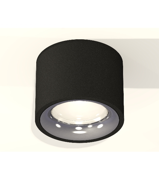 Светильник Ambrella Light XS7511022 SBK/PSL черный песок/серебро полированное MR16 GU5.3 (C7511, N7012)