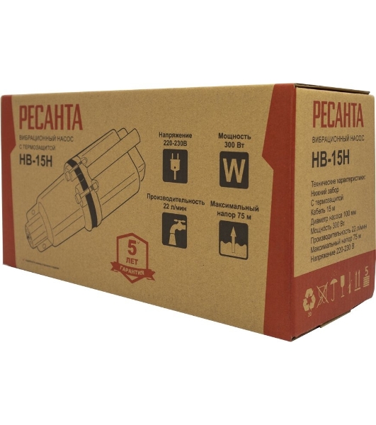 Насос вибрационный НВ-15Н Ресанта 77/8/4