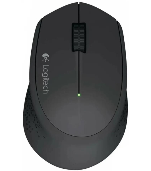 Мышь беспроводная Logitech M280 серый, 1000 dpi, радиоканал, USB, кнопки - 3