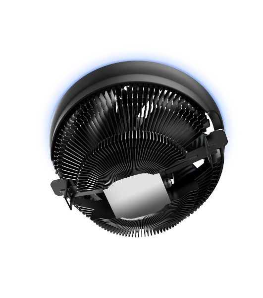 Кулер PCCooler E126MB черный 120мм алюминий 1800rpm 26.5db 4-pin 92W 70мм