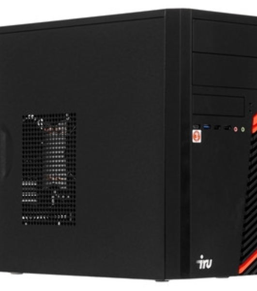 Компьютер IRU Planio 310H6SM MT i3 12100F (3.3) 8Gb SSD256Gb GT610 2Gb без ОС GbitEth 400W черный (RUS) (2162845)