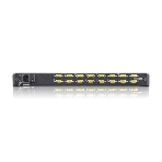 Переключатель/switch, KVM, 1 user консоль LCD/ЖК 19 =16 cpu/портов/port PS2/USB+VGA, с KVM-шнурами PS2 1х1.8м.;USB 1x1.8м., 1280x1024, 1U 19, исп.спец.шнуры, OSD, каскад 256, лат./рус.клав 16PLCD KVMP SWITCH 19INCH, фото4