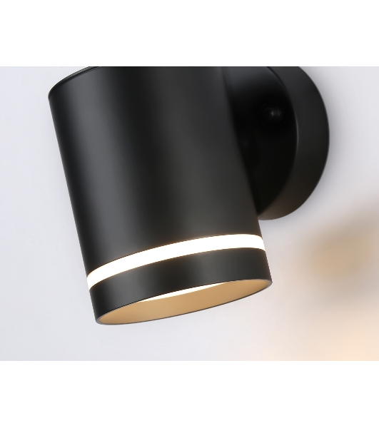Светильник Ambrella light ST3327 BK черный IP54 GX53 max 15W 110*85*125