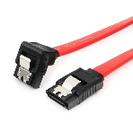 Кабель интерфейсный SATA Cablexpert CC-SATAM-DATA90-0.3M, 30 см, угловой разъем, 7pin/7pin, защелка, пакет, фото2