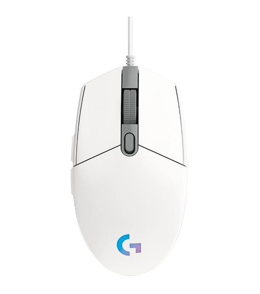 Мышь проводная Logitech G102 LIGHTSYNC белый, 8000 dpi, USB, кнопки - 6