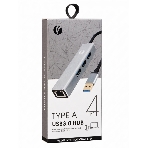 Переходник VCOM USB 3.0 -->RJ-45 1000Mbps+3 USB3.0, Aluminum Shell, 0.2м DH312A, фото13