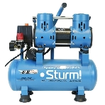 Компрессор воздуш Sturm! AC93210OL.безмасл.бесшумн. 900Вт,10л,2750об/мин,180л/мин,8бар, фото10