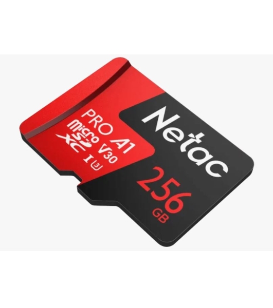 Флеш карта NeTac Карта памяти Netac MicroSD P500 Extreme Pro 256Gb, Retail version card only