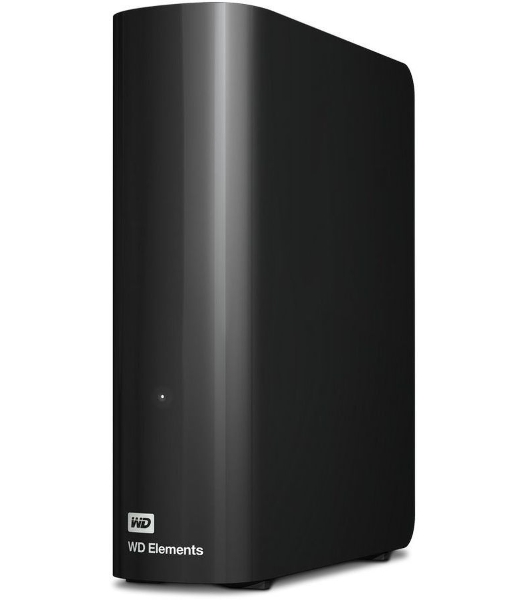 Внешний HDD 3.5' Western Digital Elements Desktop, 18TB, USB 3.2 Gen 1 Type-A, 5400 rpm, черный