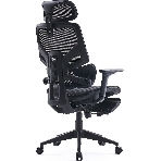 Кресло Cactus CS-CHR-MC01-BLBK синий, сетка, подголовник, подставка для ног, фото17