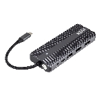 USB-концентратор HIPER HP-DS11-01, USB Type-C, USB Type-C/HDMI/USB-A/microSD/SD/DisplayPort/3.5мм/RJ45, USB, фото10