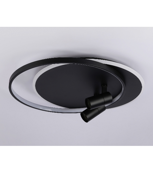 Светильник Ambrella light FL51393/1+2 BK черный 3000K-6400K 65W 560*480*120 (ПДУ РАДИО 2.4G)
