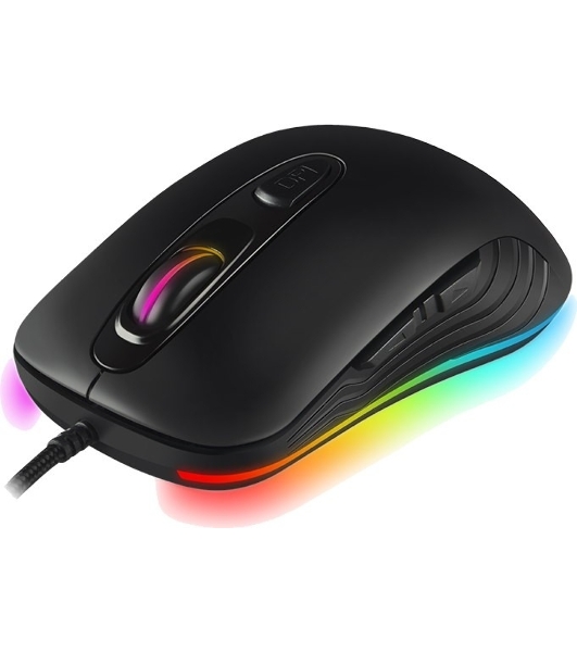 Мышь проводная SVEN RX-G820 черный, 4800 dpi, USB, кнопки - 6