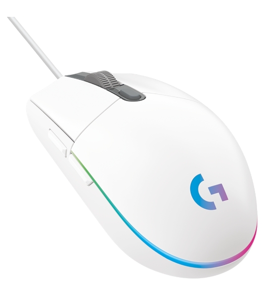 Мышь проводная Logitech G102 LIGHTSYNC белый, 8000 dpi, USB, кнопки - 6