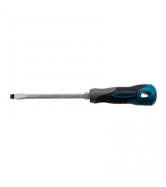 Отвертка Gross 12119 SL8,0 x 150 мм S2, трехкомпонентная рукоятка