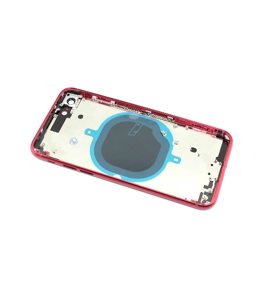 Задняя крышка (корпус) в сборе с рамкой для Apple iPhone 8 красный