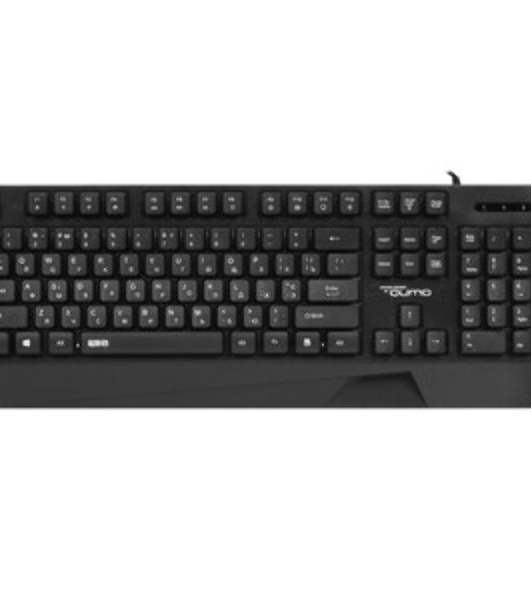 Клавиатура Qumo Twins K68 проводная, USB Type-A, чёрный