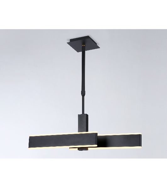 Светильник Ambrella light FA6667 BK черный 42W 3000K-6400K 640*30*900 (Без ПДУ)