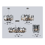 Светильник Ambrella light LH31205/12 SN/SM сатин никель/дымчатый E14*12 max 40W 1000*340*270, фото7