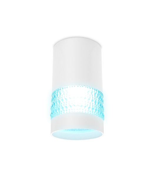 Светильник Ambrella light TN371 SWH/BL белый песок/голубой GU5.3 D65*117