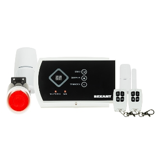 Комплект беспроводной GSM-сигнализации GS-115 с дополнительными датчиками Rexant