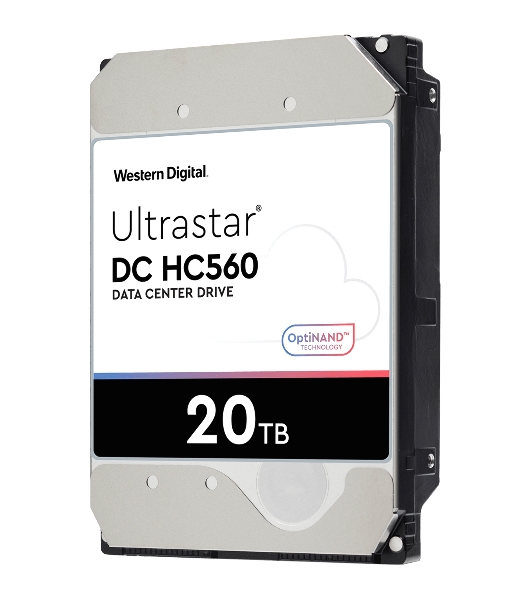 Жесткий диск Western Digital HDD SATA 20Tb Ultrastar DC HC560 0F38785 7200 6Gb/s 512Mb 1 year ocs (analog WUH722020ALE6L4)