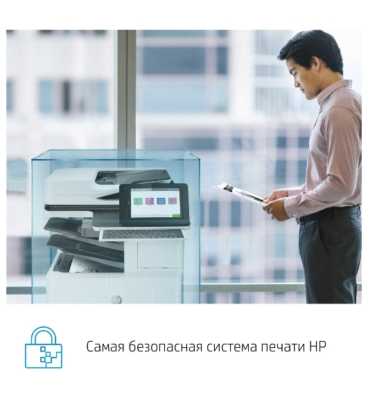 Принтер лазерный HP LaserJet Enterprise M611dn (7PS84A), A4, ч/б, печ. до 61 стр/мин., 1200 x 1200 dpi, USB, RJ-45