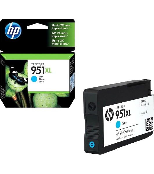 Картридж струйный HP 951XL CN046AE голубой для HP OJ Pro 8100/8600 (1500 стр.)
