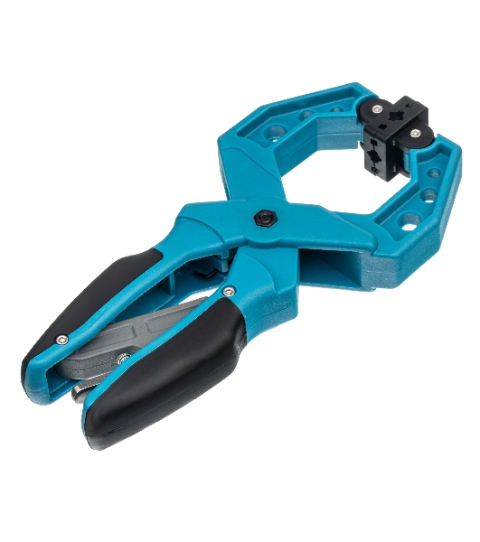 Струбцина клещеобразная Gross 20803 2–1/4'/58 мм пластиковый корпус,храповый механизм жесткой фикс