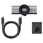Веб-камера Logitech MX Brio 705 3840x2160, 30 кадр/с, USB Type-C, микрофон (2 шт, шумоподавление), автофокус, HDR, крепление на мониторе, графитовый, фото13