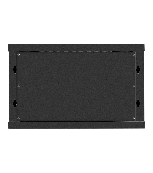 Шкаф телекоммуникационный 19' настенный 6U ExeGate EC-WM-6U.450.G.BLACK (19', 6U, 600x450x370 мм (ШхГхВ), передняя дверь закаленное стекло, съемные боковые панели, пыле- и влагозащита IP23, черный RAL 9004)