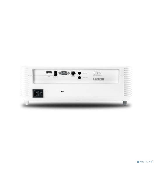 Проектор Exell EXD201W. Технология DLP, 3800 ANSI, WXGA (1280x800), 30 000:1. Проекционное отношение 1.54-1.72. Белый.