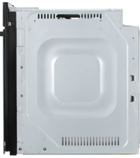 Встраиваемый духовой шкаф Kuppersberg HF 609 B, High-Tech, объем 80 л, 10 режимов работы, телескопические направляющие, цифровой таймер, 2 стекла в дверце, утапливаемые переключатели, энергоэффективность А, черный