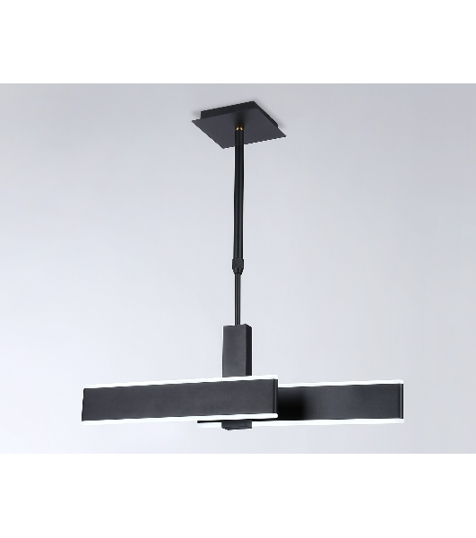 Светильник Ambrella light FA6667 BK черный 42W 3000K-6400K 640*30*900 (Без ПДУ)