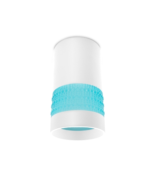 Светильник Ambrella light TN371 SWH/BL белый песок/голубой GU5.3 D65*117
