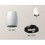 Светильник Ambrella Light XS1122002 SWH/PBK белый песок/черный полированный MR16 GU5.3 (C1122, N7002), фото 1