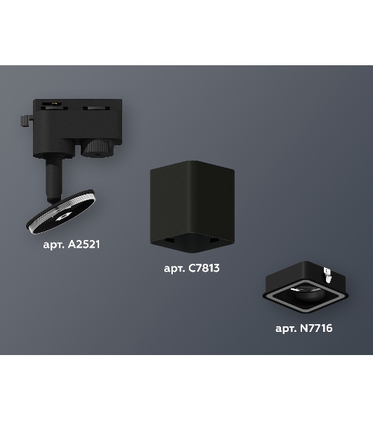 Светильник Ambrella light XT7813020 SBK черный песок MR16 GU5.3 (A2521, C7813, N7716)