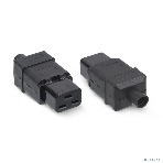Вилка Cabeus, вилка IEC 320 C19, 16А, для кабеля, : черный, фото3