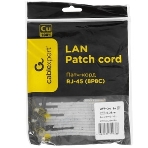 Патч-корд медный UTP Cablexpert PP10-0.25M/BK cat.5e, 0.25м, литой, многожильный, черный, фото3