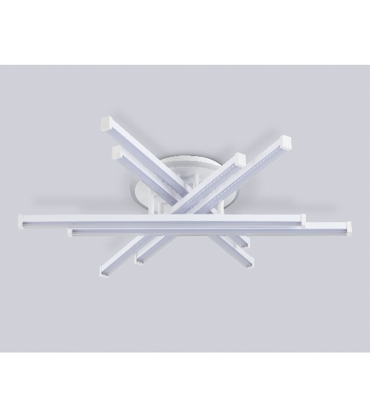 Потолочный светодиодный светильник Ambrella light FL6271 WH белый 98W 3000K-6400K 700*615*135 (ПДУ ИК)
