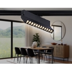 Трековый однофазный светодиодный светильник Ambrella light GL6817 BK черный LED 12W 3000K 24° 230*22*87, фото7